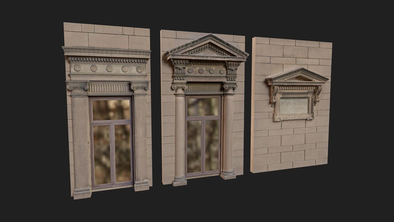 Media 1 for listing Urban Modular Building Wall Set 01
