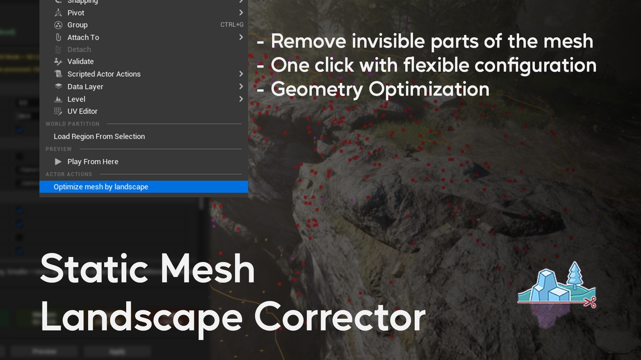 Media 1 for listing Static Mesh Landscape Corrector