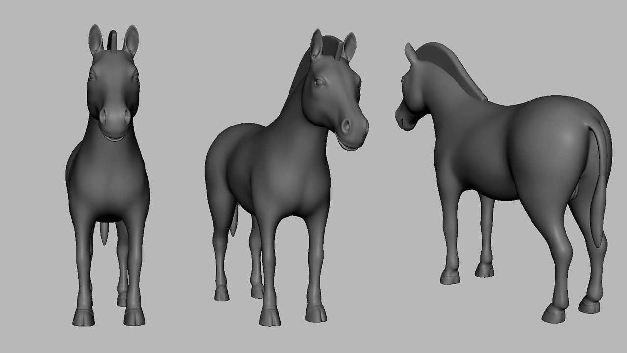 Media 1 for listing Zebra - Topology + UV Map