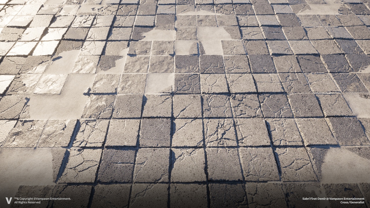 Media 1 for listing Vampawn Smart Ground Material System – Unreal Engine Optimized Master Material