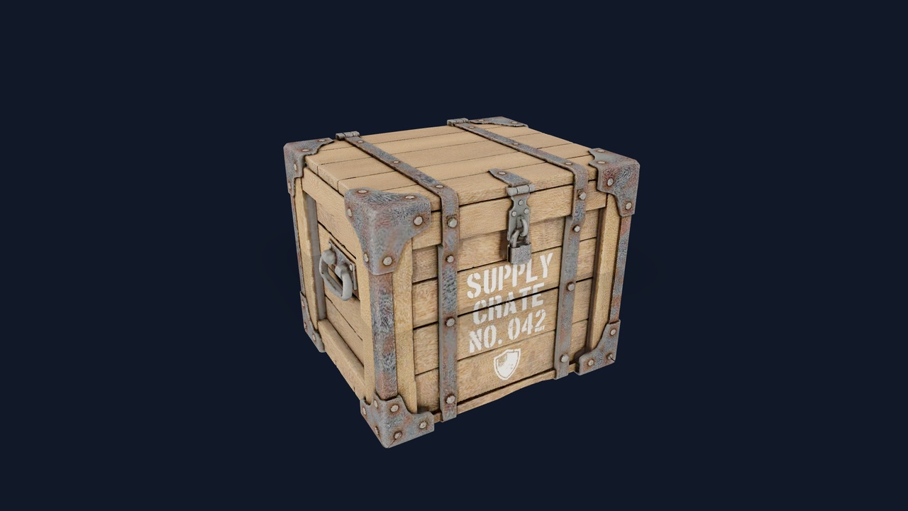 Media 1 for listing Wooden Supply Crate