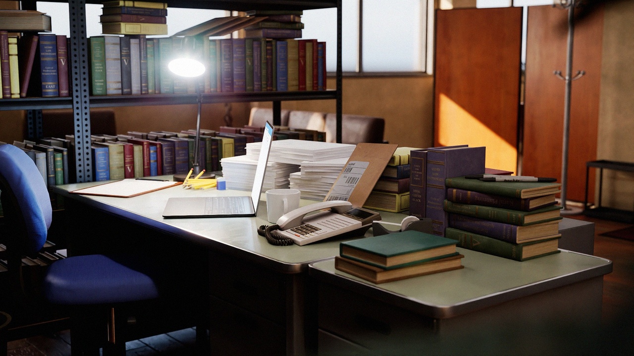商品 Lawyer's Office - Environment for Crime, Noir & Drama 的媒体 1
