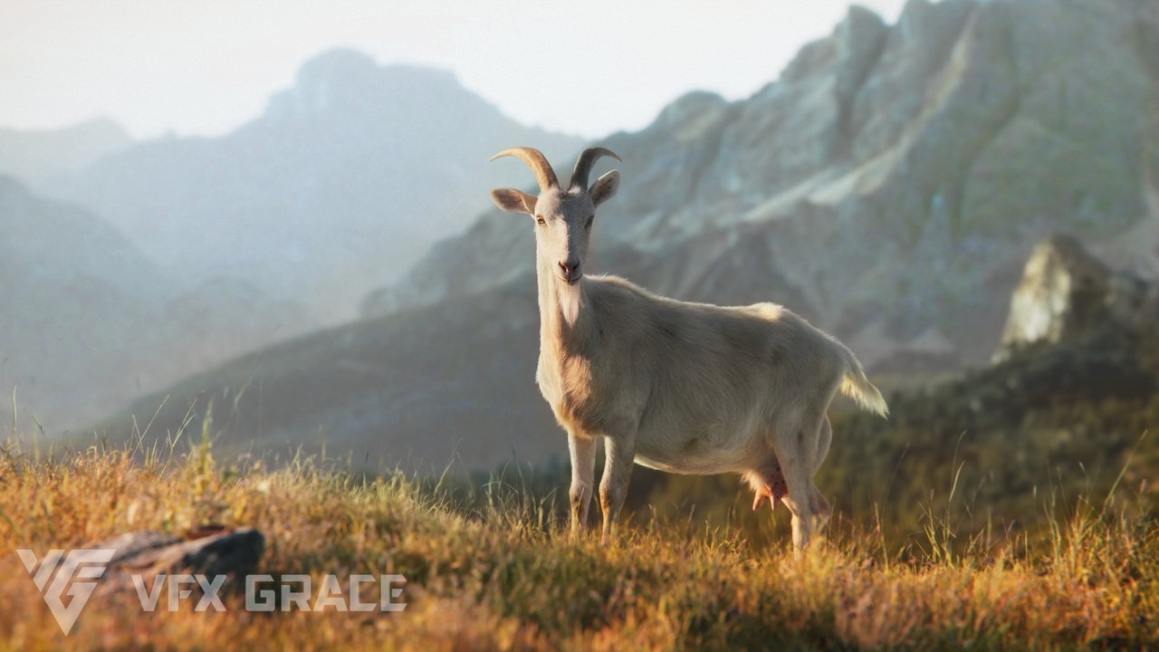 Media 1 for listing Goat 01 Animated | Blender 3D Model