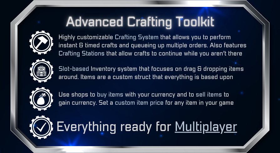Advanced Crafting Toolkit [C++] | Fab