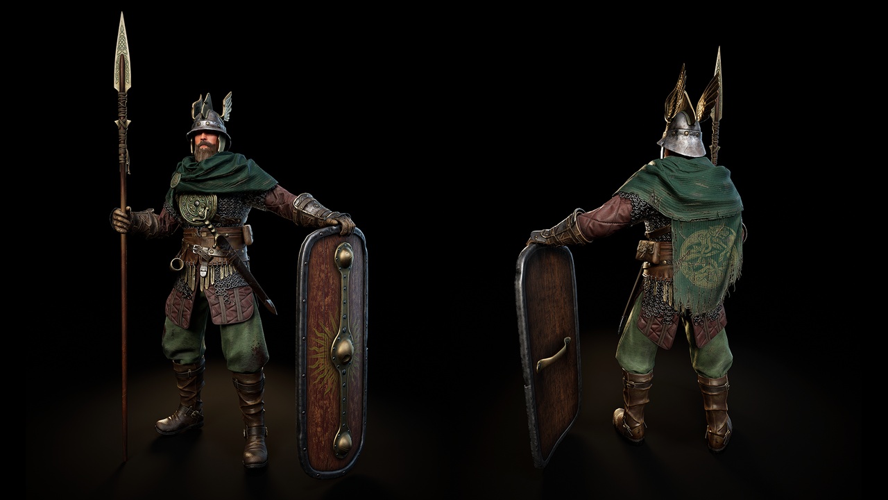 Media 1 for listing Celt (modular) - ancient medieval warrior