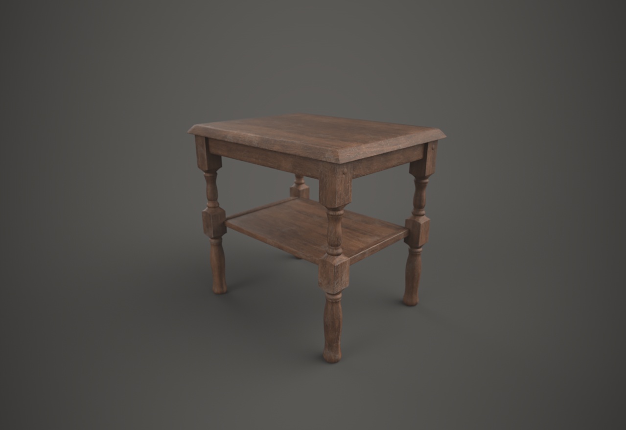 Media 1 for listing Wooden Side Table