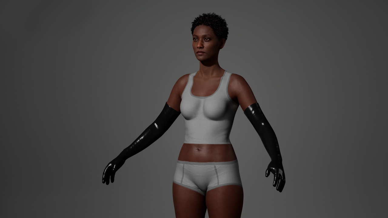 Media 1 for listing Gloves_B - Metahuman outfit - Compatible with all MH body