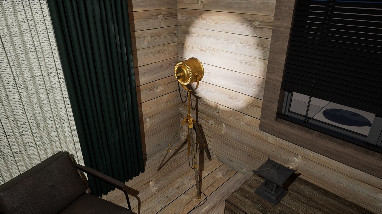 Media 1 for listing Floor Lamp with Blueprint-Based Light and Kelvin Control (Model C)