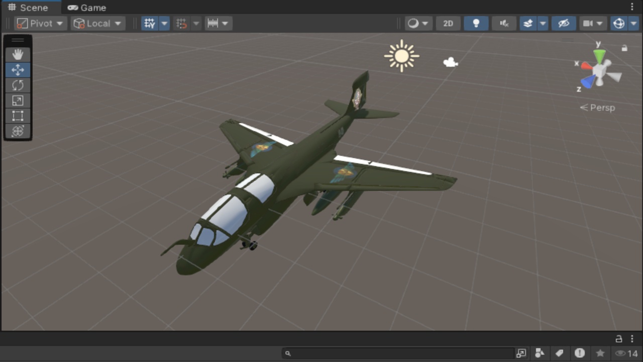 Media 1 for listing EA-6B Prowler - Military Electronic Warfare Aircraft (Game-Ready)