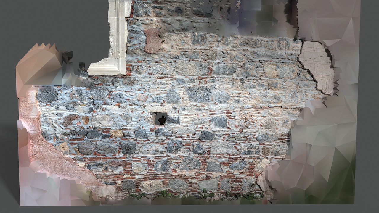 Media 1 for listing Abandoned Village Surface Scan - Stone Wall 18