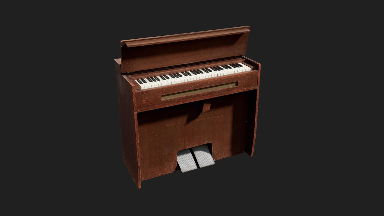 Media 1 for listing Urban Japanese School Piano Wooden Old