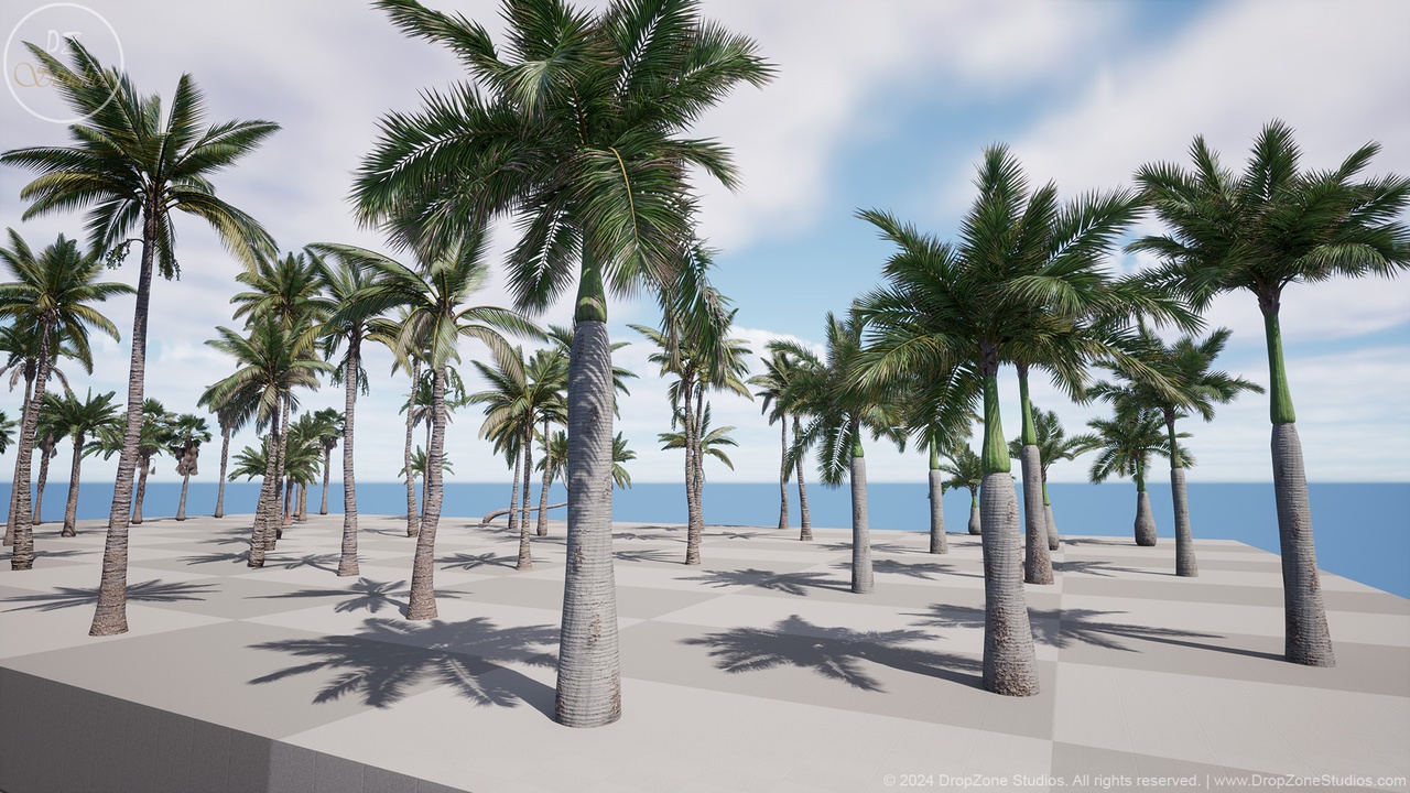 Media 1 for listing DZ Trees - Low Poly Palms