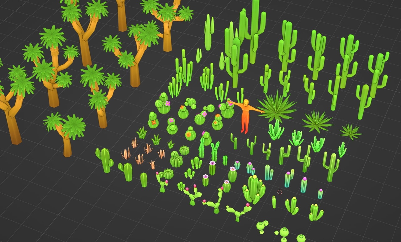Media 1 for listing Low Poly Desert