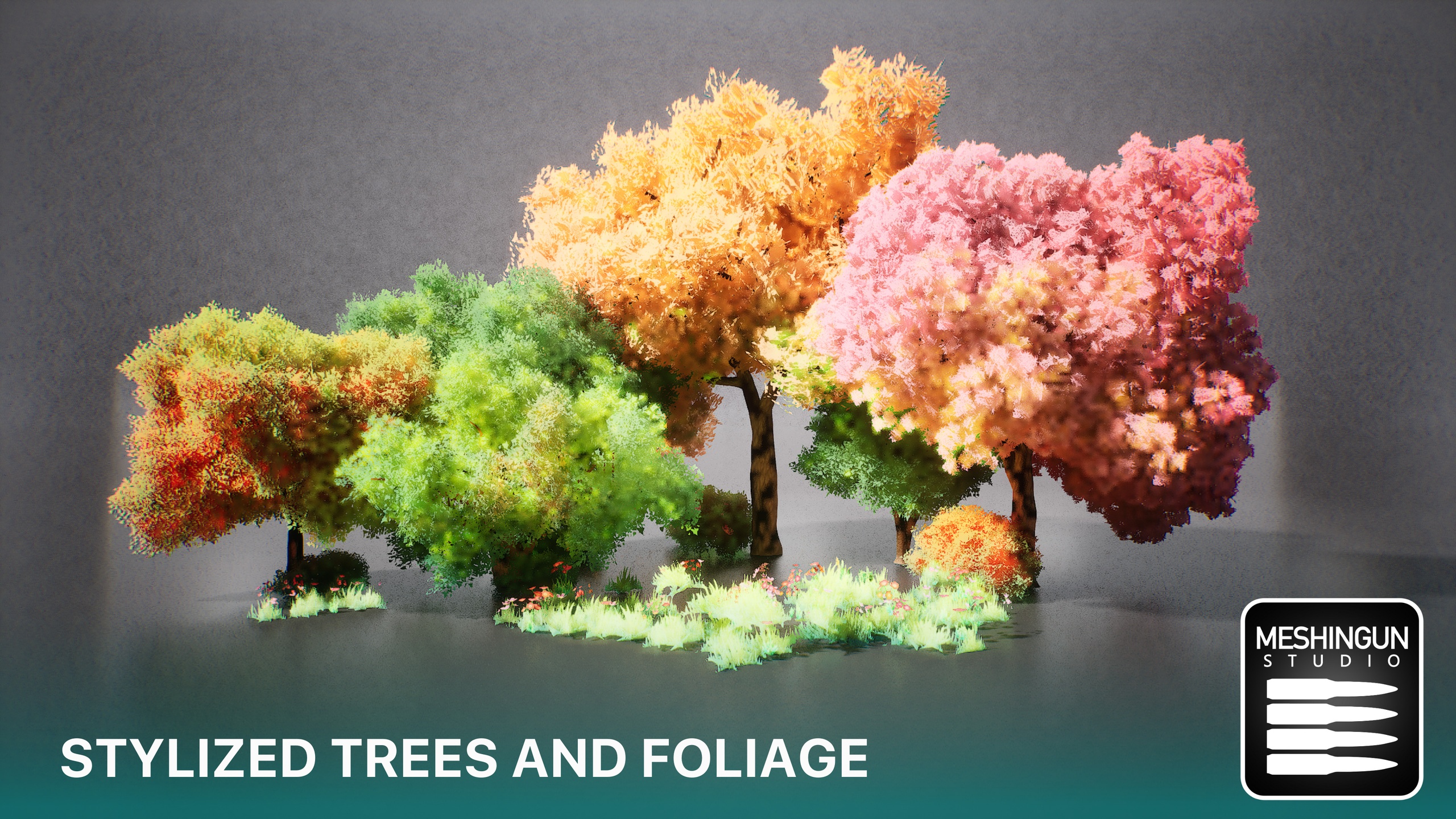Media 1 for listing Stylized Foliage Pack V.02