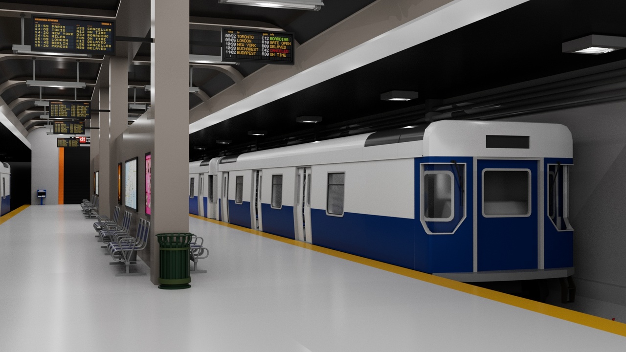 Media 1 for listing Subway Station and Train Interior
