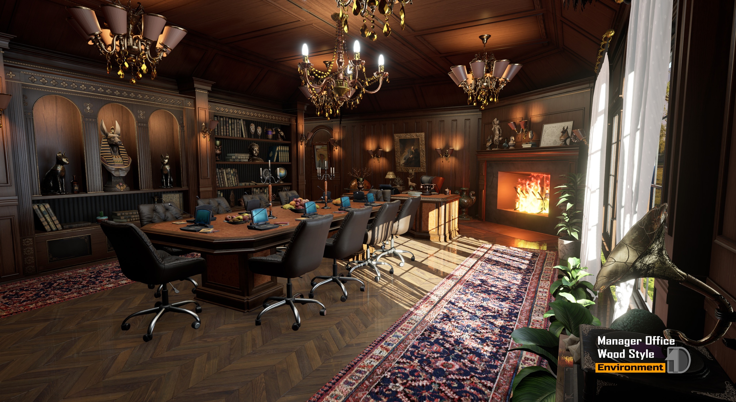 Media 1 for listing Luxury Office Wood Style