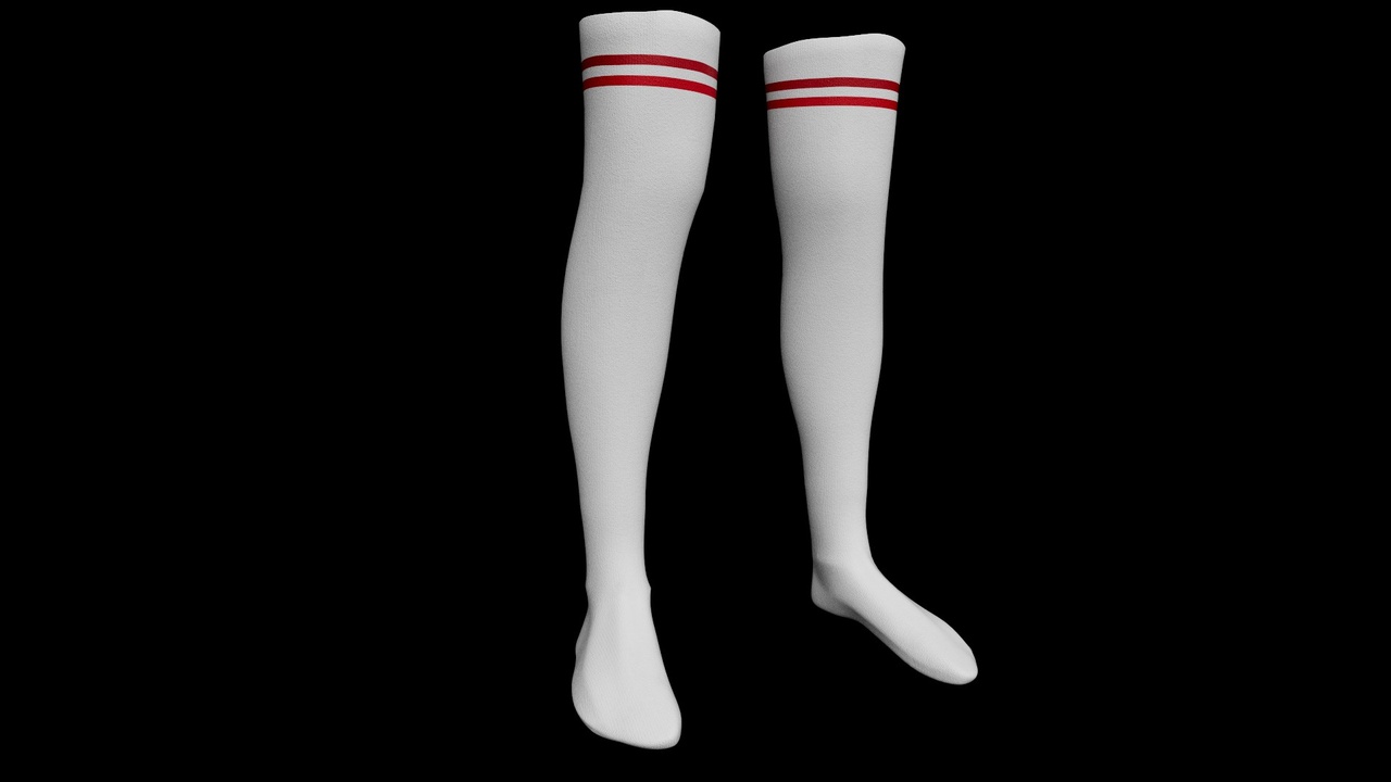 Media 1 for listing Long Socks – Customizable MetaHuman Clothing