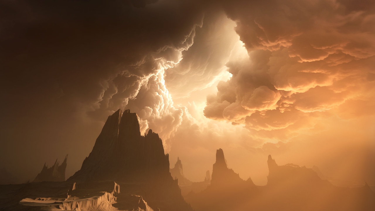 Media 1 for listing Matte Painting Skybox Pack: Chaotic Skies IV