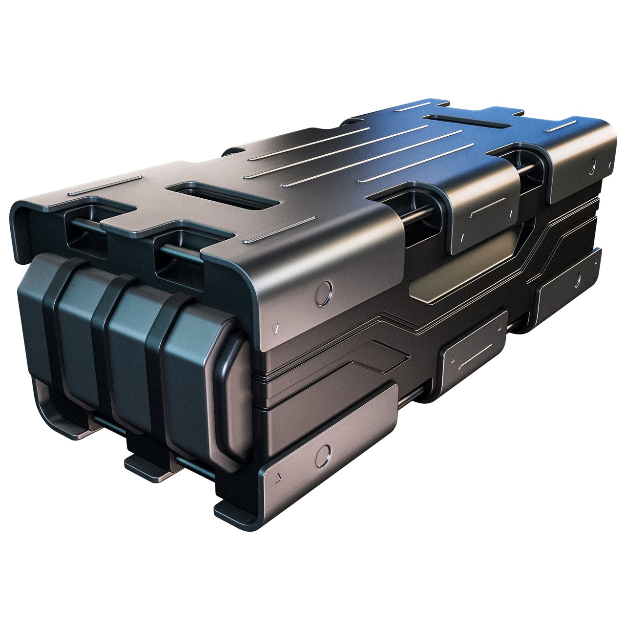 Medium 1 für Eintrag Sci-fi Container High-Poly Pack