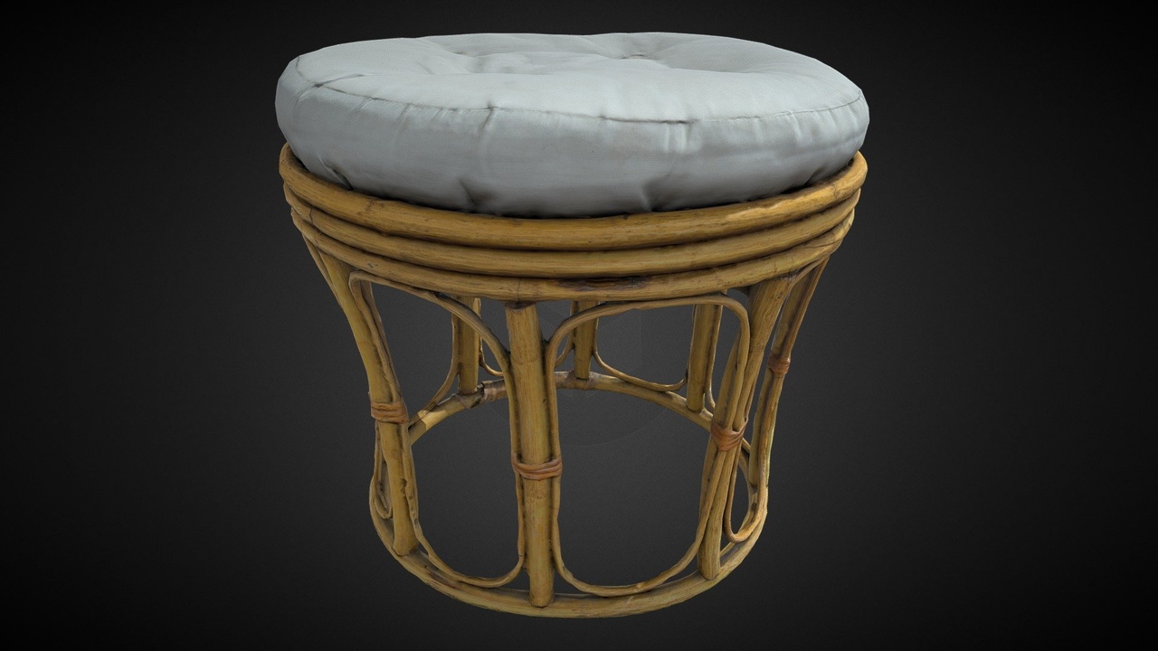 Media 1 for listing Rattan stool