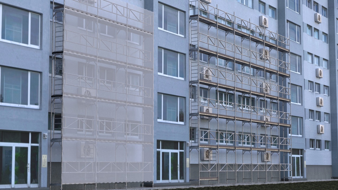 Media 1 for listing Modular facade scaffolding (Austrian GRAF type, EN 12810-1)