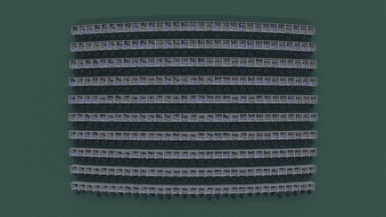 Media 1 for listing 🖥️ 2000s Office Cubicle Generator – Endless Procedural Grid