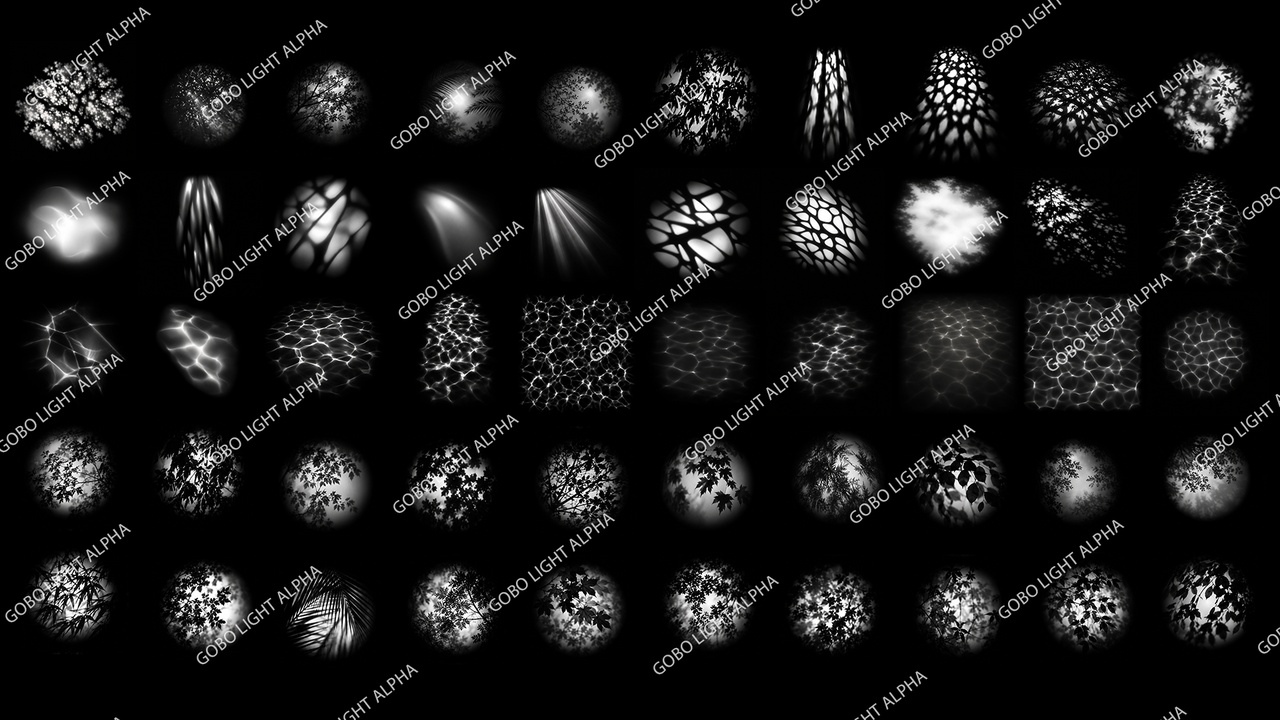 Media 1 for listing 50 Realistic Light Gobo Pack Vol.02