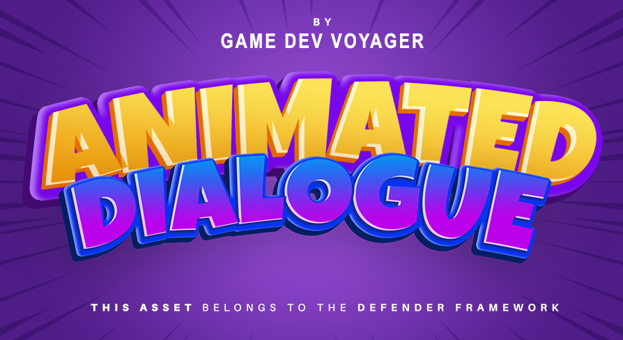 Defender: Animated Dialogue System | Fab