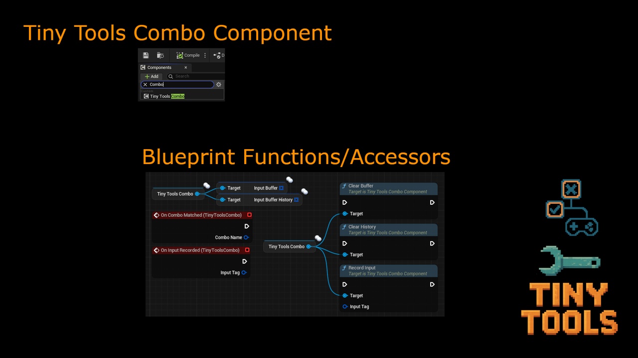Tiny Tools Action/Button Combo Component | Fab