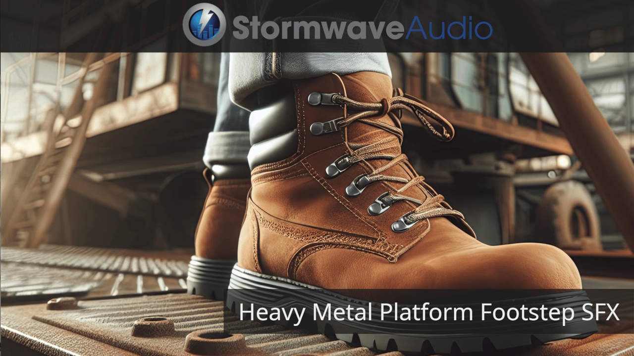 Media 1 for listing Heavy Metal Platform Footstep Sound Effects Pack