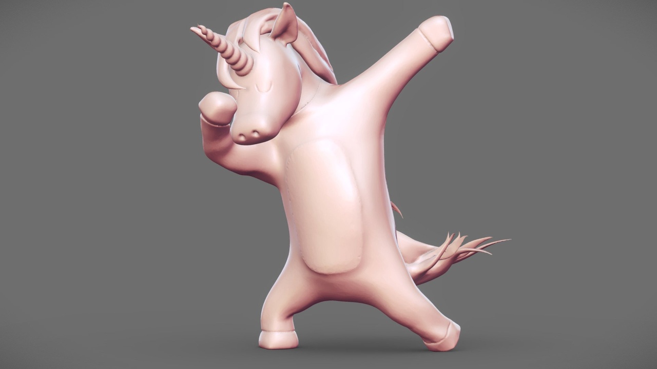 Media 1 for listing Kawaii Unicorn 3d Printable
