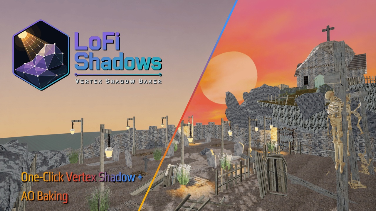 Media 1 for listing LoFi Shadows: Vertex Shadow Baker