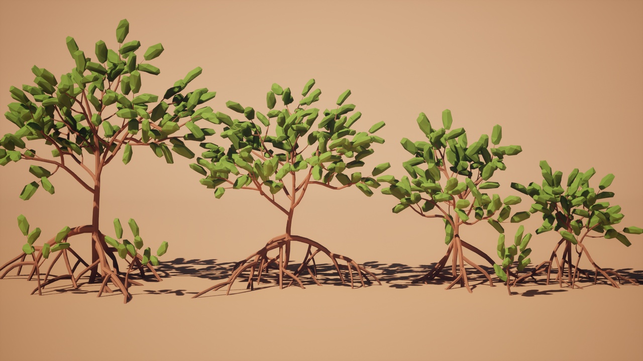 Media 1 for listing Low Poly: Mangrove Trees
