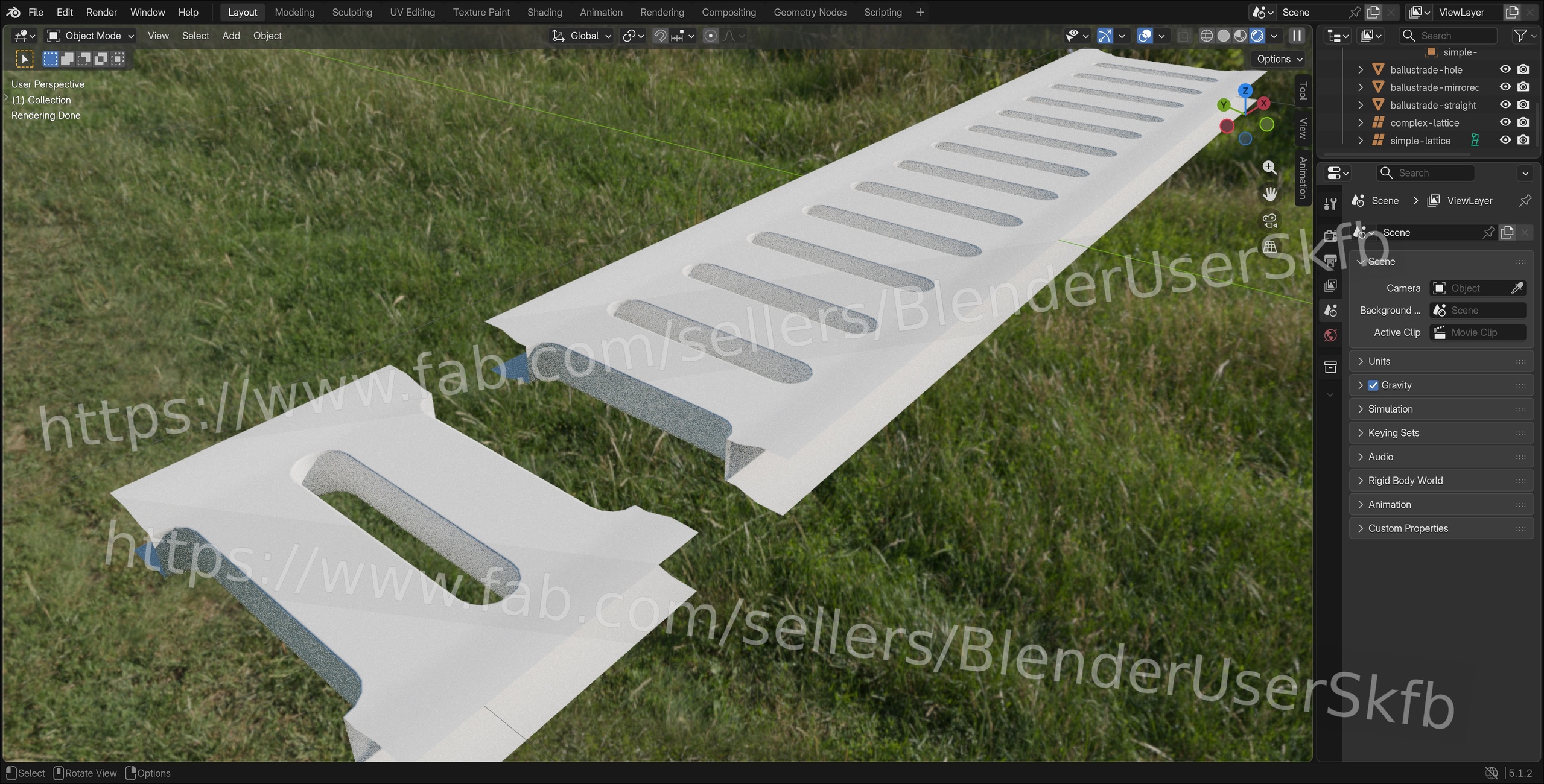 Media 1 for listing French Château Solid Balustrade (tilable)