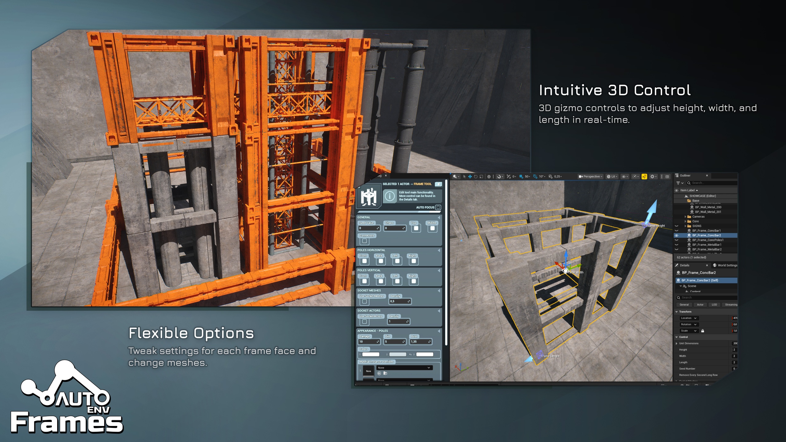 Media 1 for listing AutoEnv Modular Frame Kit