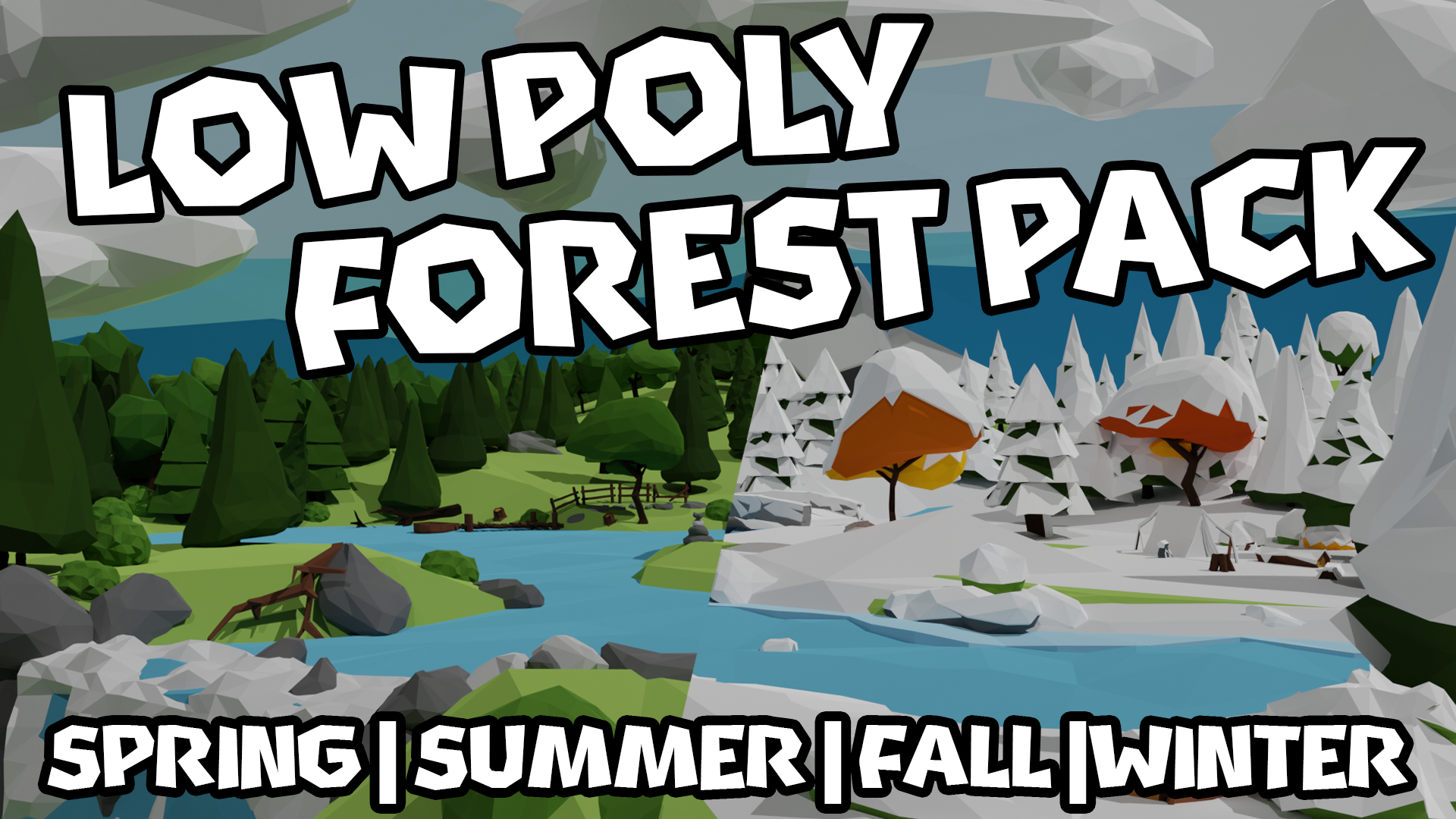 Low Poly Forest Pack | Fab