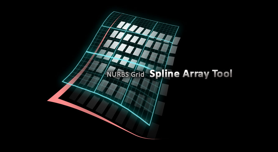 Spline Array Tool (NURBS style) | Fab