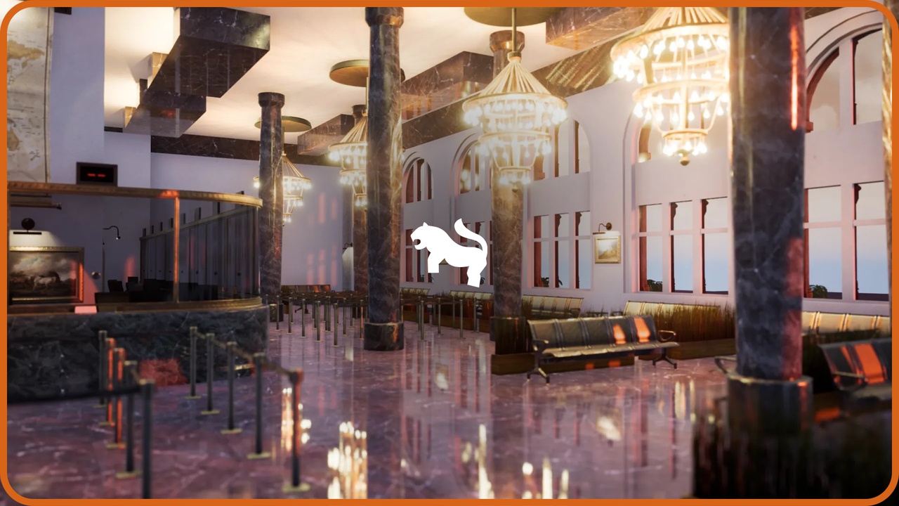 Bank Building / Interior ( Bank Building Interior Bank Building Atm Cash Money )