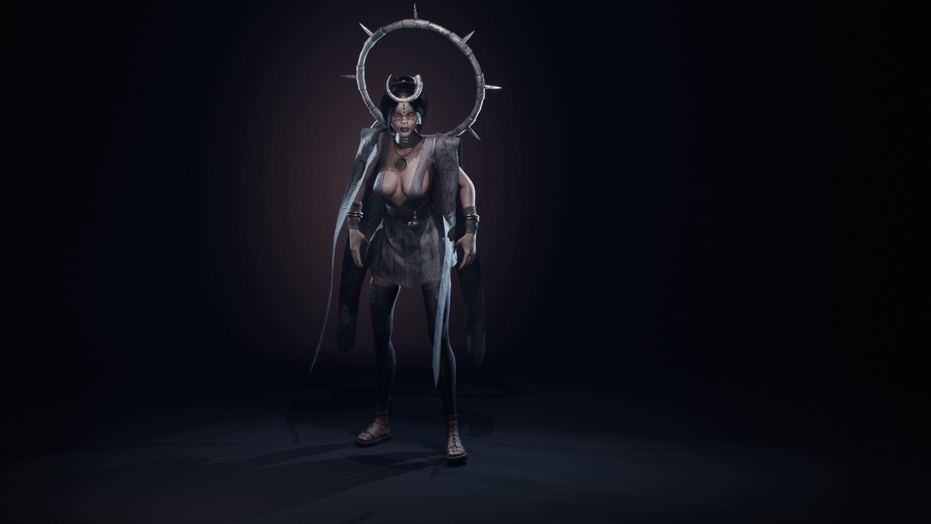 Media 1 for listing Dark Witch Game Ready Asset | Rigged for Unreal Engine 5