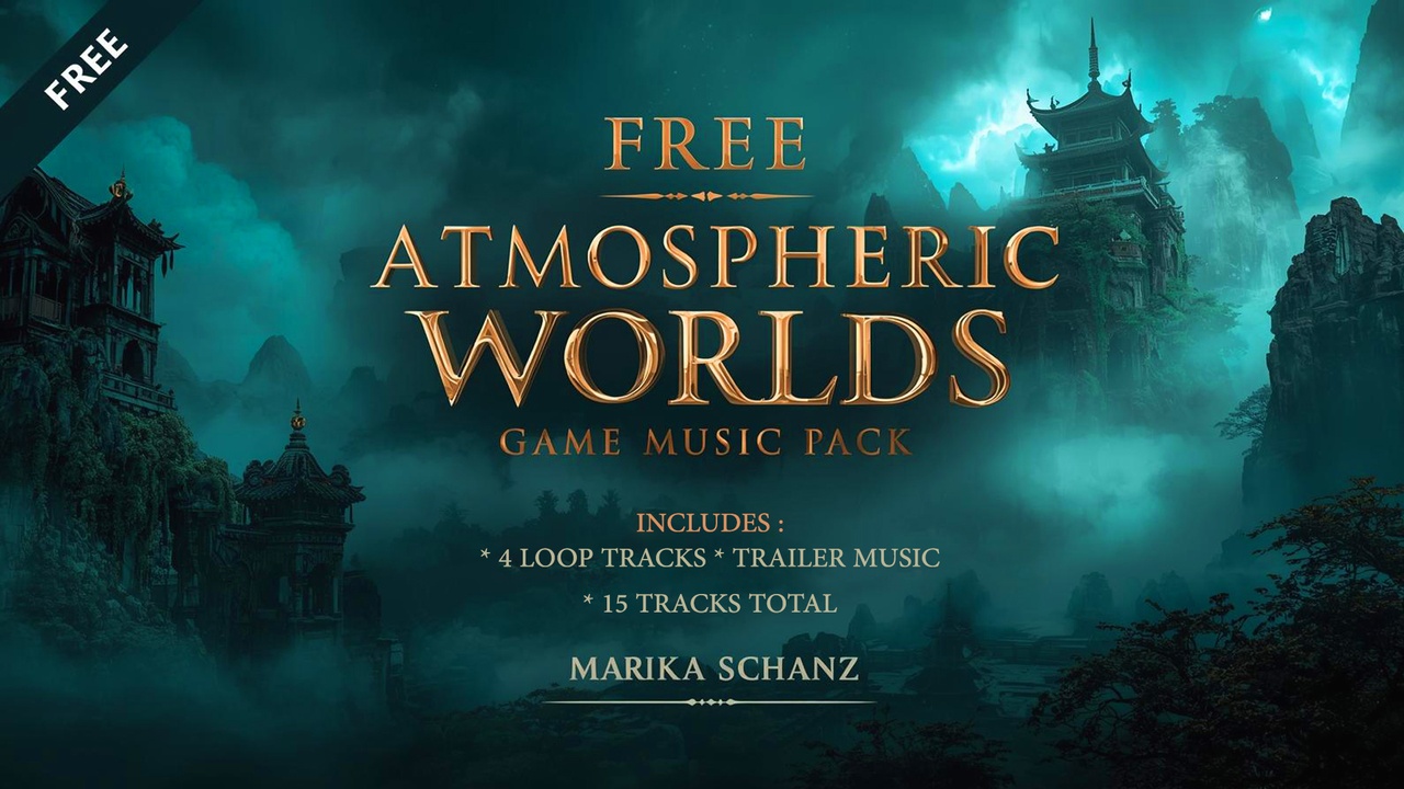 Media 1 for listing Atmoshpheric Worlds - FREE Game Music Pack - No AI