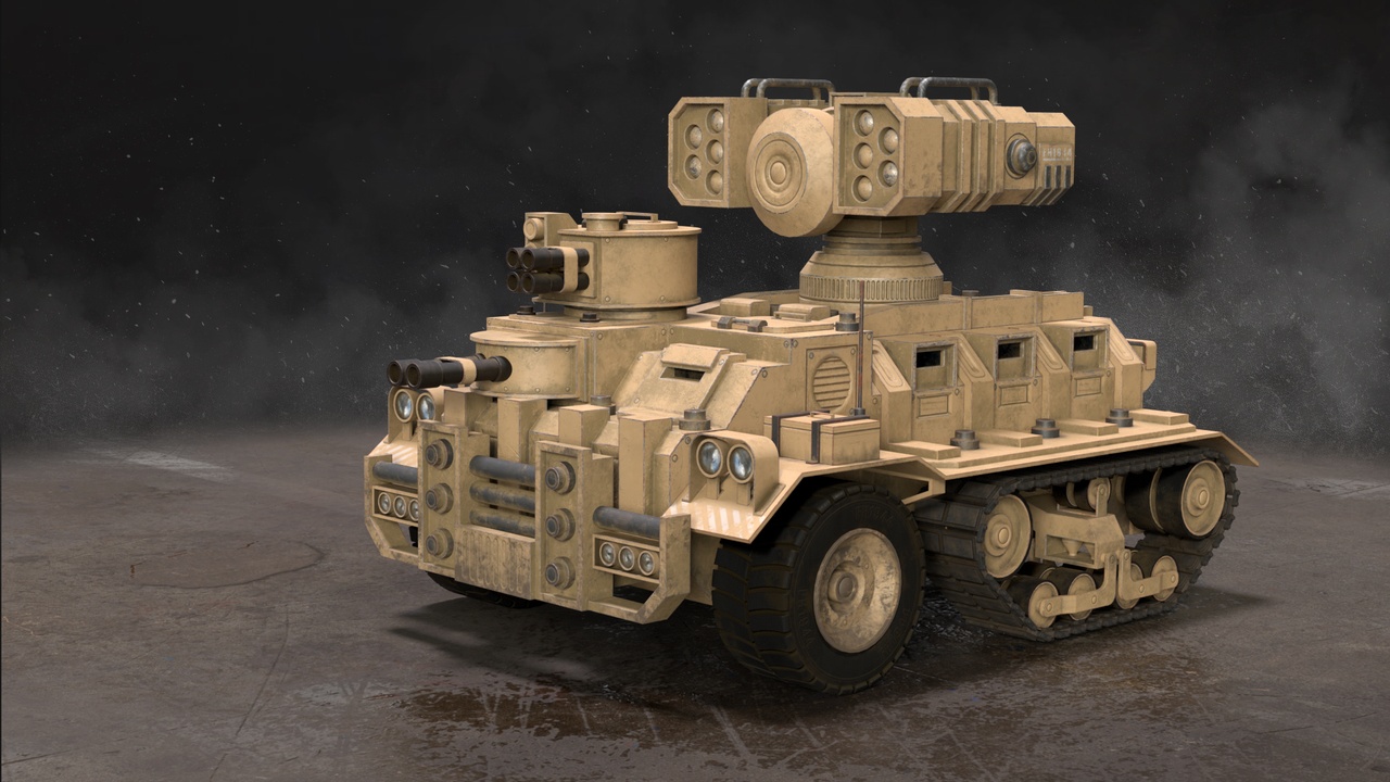 Media 1 for listing Half-track APC-1-Desert-Dirty