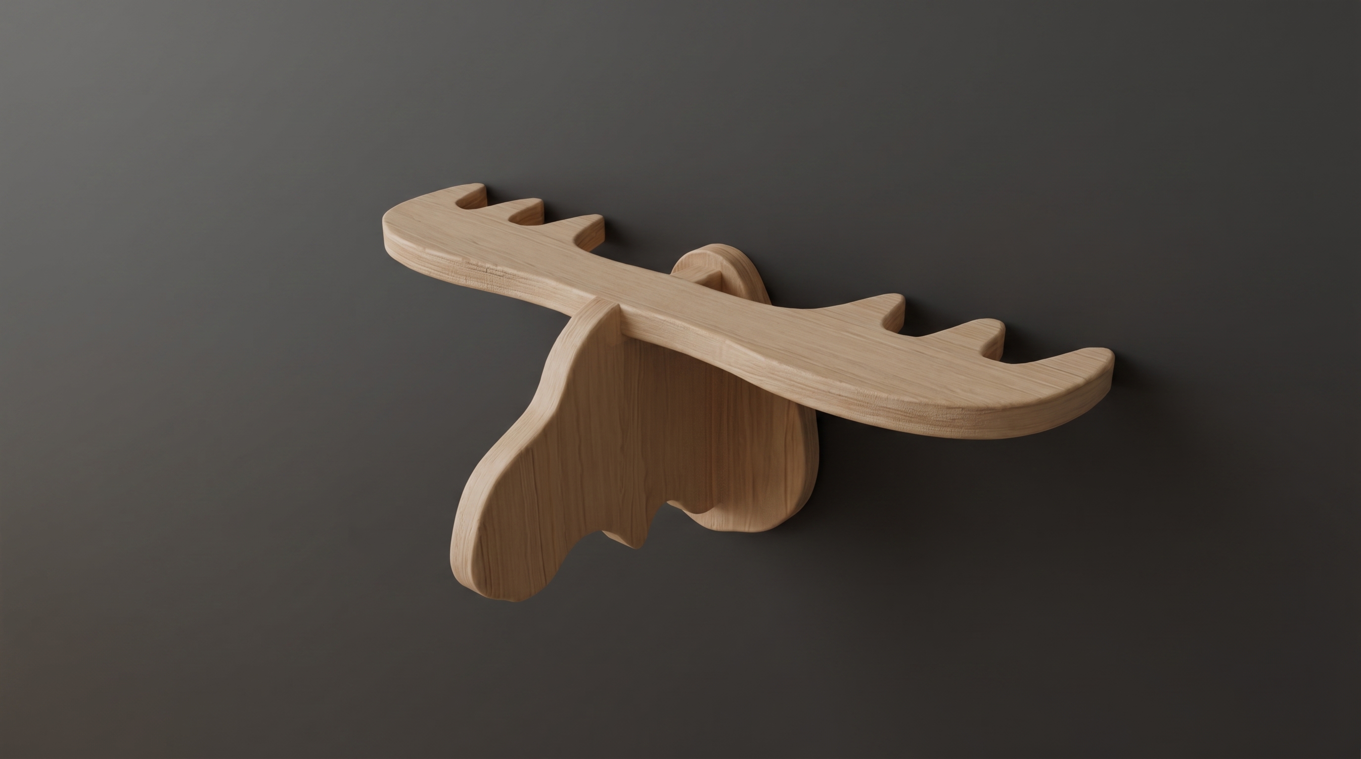 Moose Head Wall Hook (With LOD) | Fab