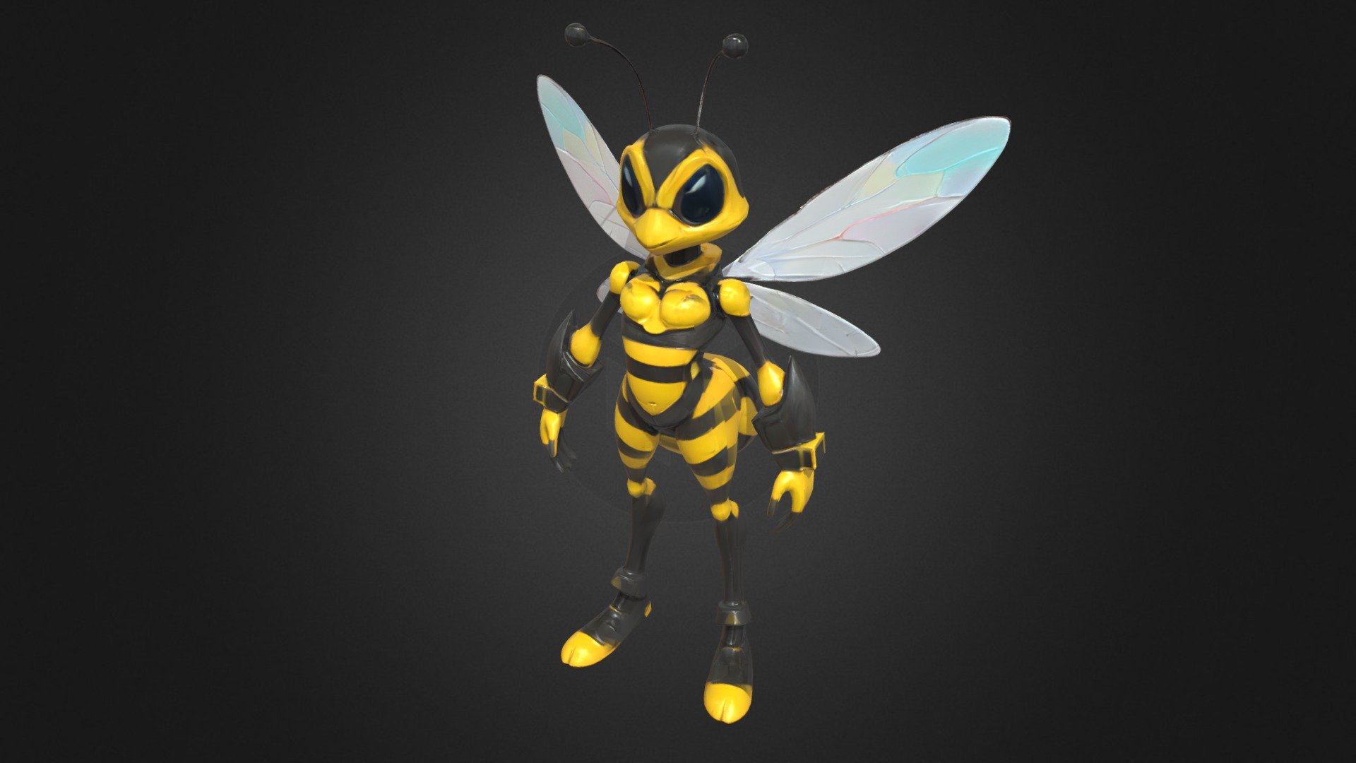 Humanoid Bee Character | Fab