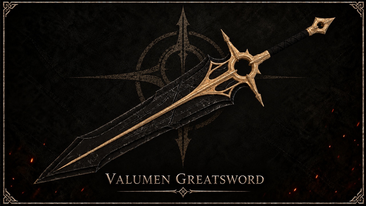 Media 1 for listing Valumen | Dark Fantasy Greatsword