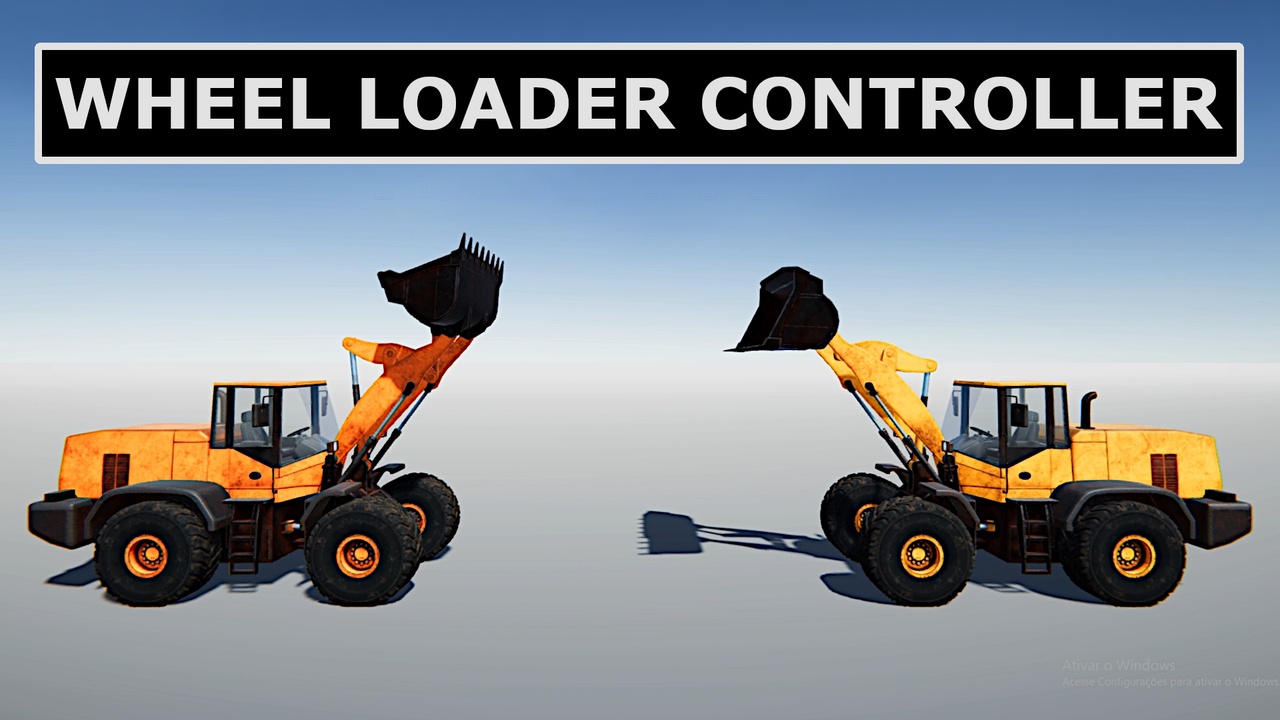 Media 1 for listing Wheel Loader Controller for Unity - HEAVY MACHINERY