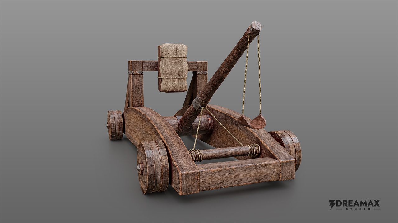 Media 1 for listing Medieval Mangonel – Catapult Siege Weapon