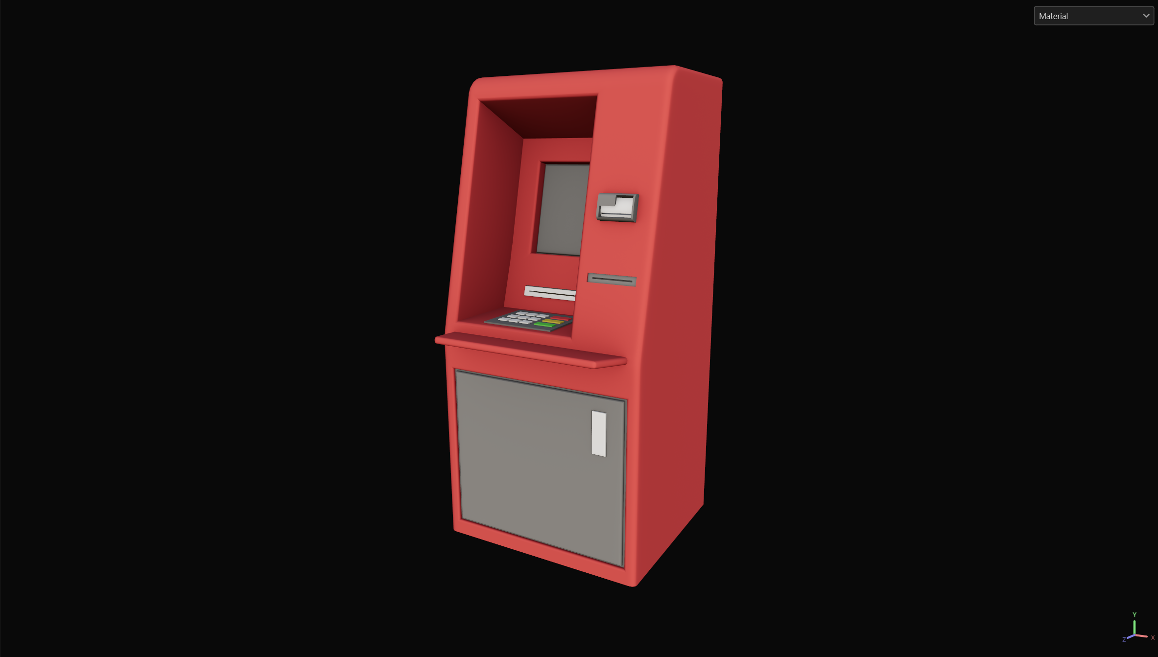Low Poly ATM | Fab