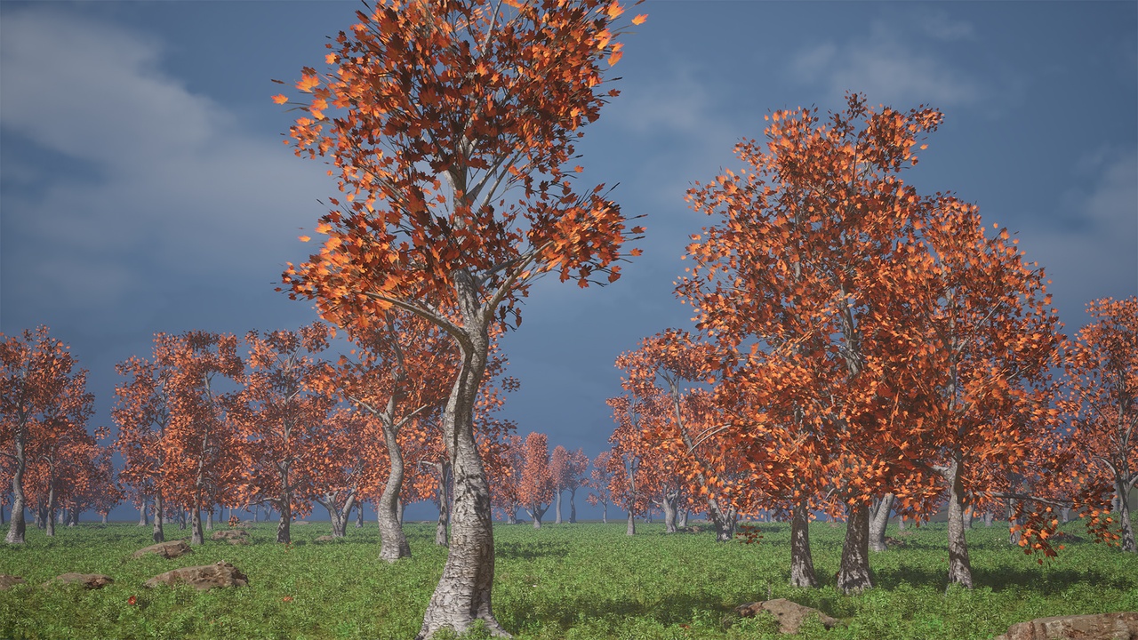 Media 1 for listing Realistic Low Poly Tree Pack 65M