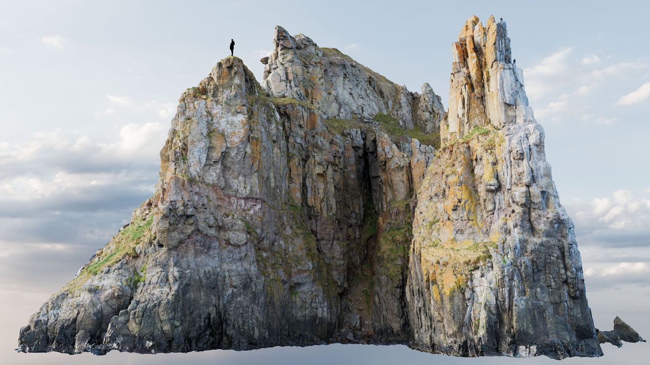 Media 1 for listing Coast Cliff Module C - PBR Scan