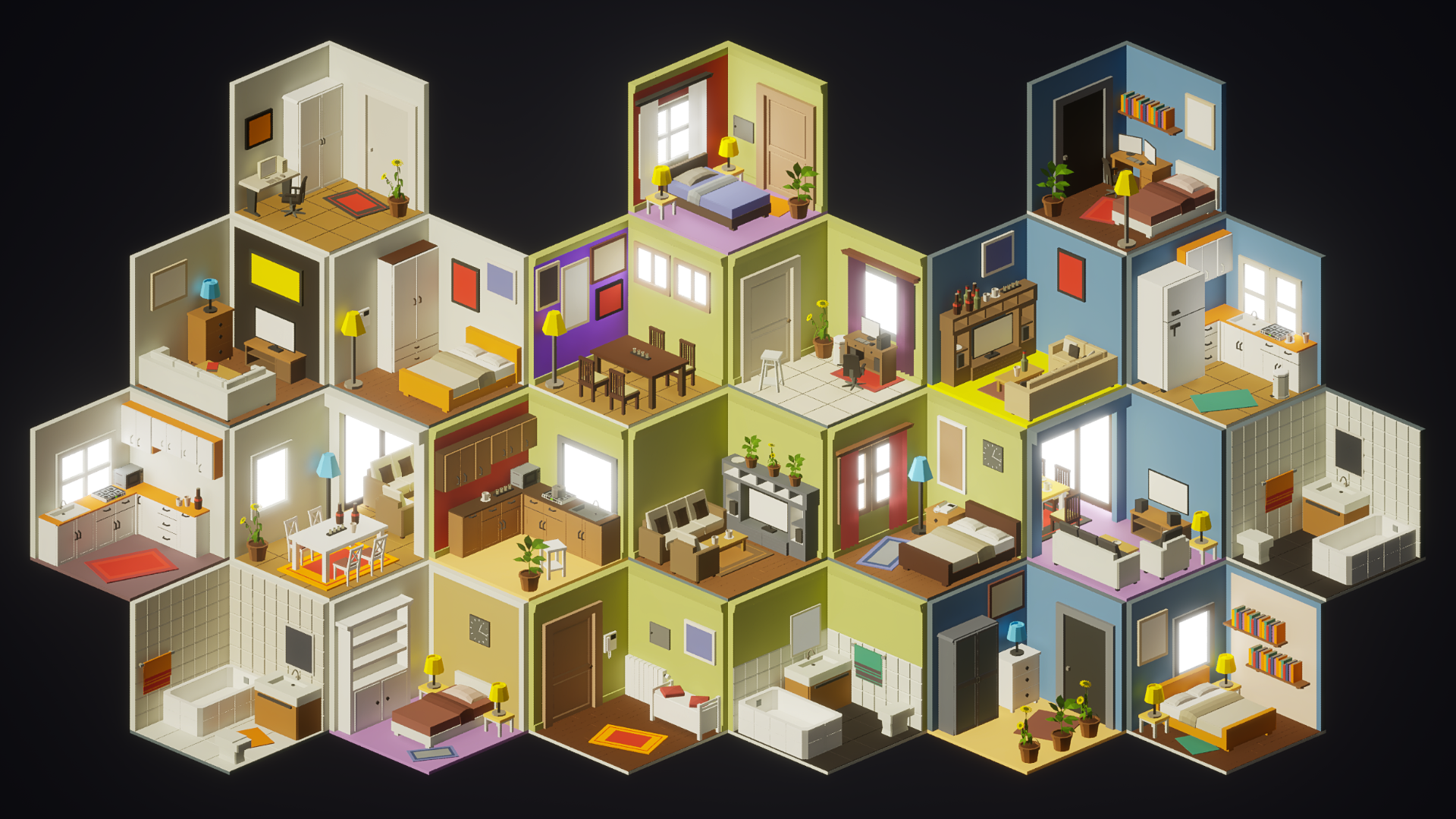 Isometric - Interiors